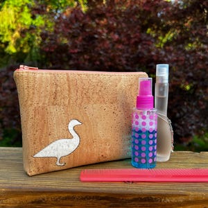Goose Cork Zipper Pouch