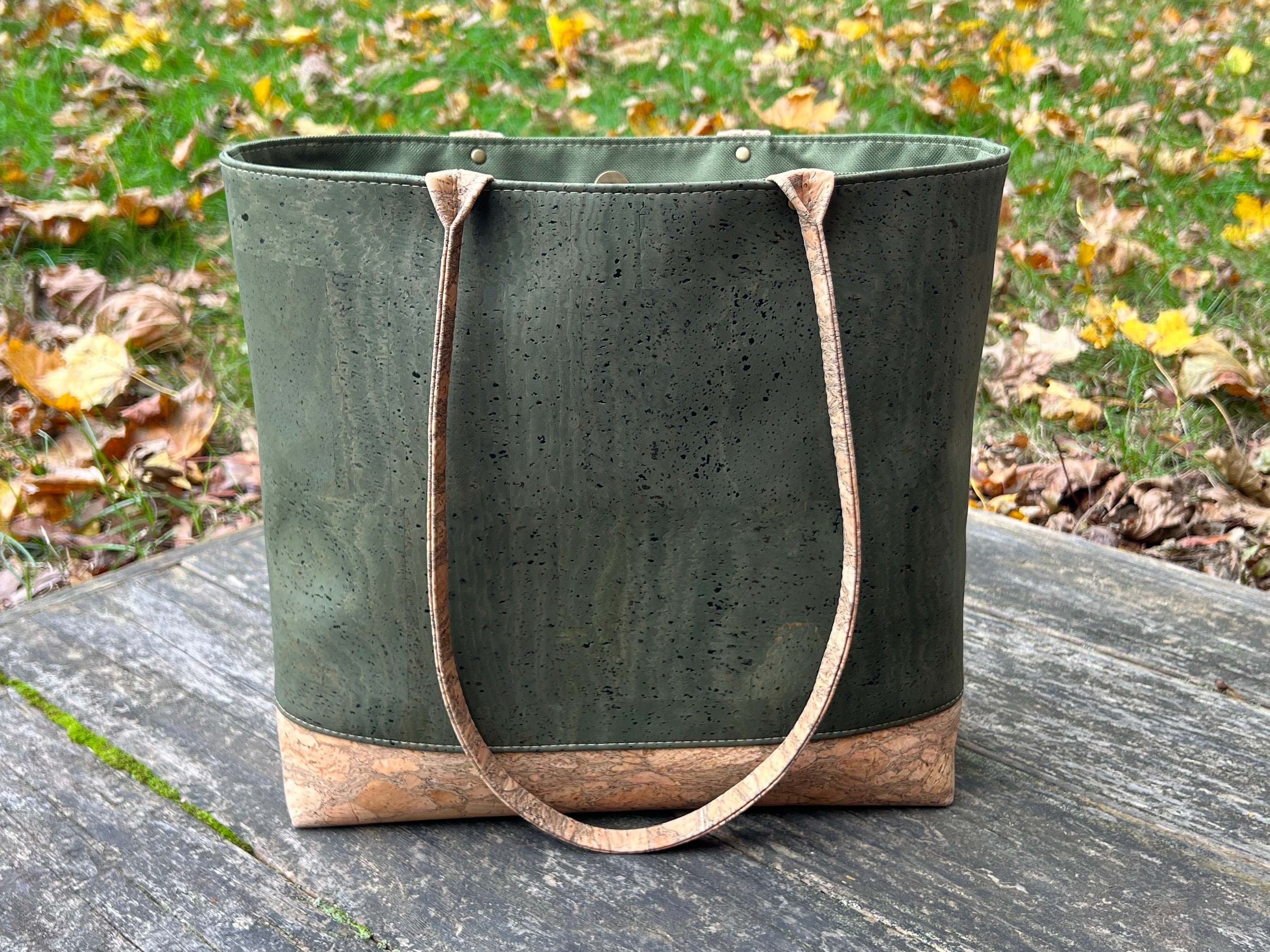 Cork Handbag With Gold Flecks Australia