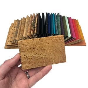 Cork Leather Business Card Holder image 2