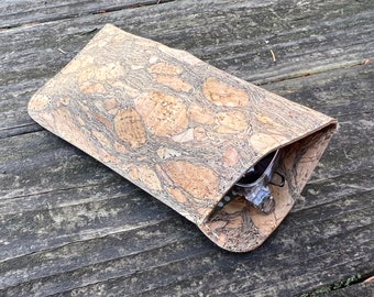 Bark Cork Glasses Slip Case