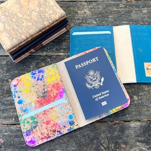Cartera de pasaporte de corcho - Hecha a pedido