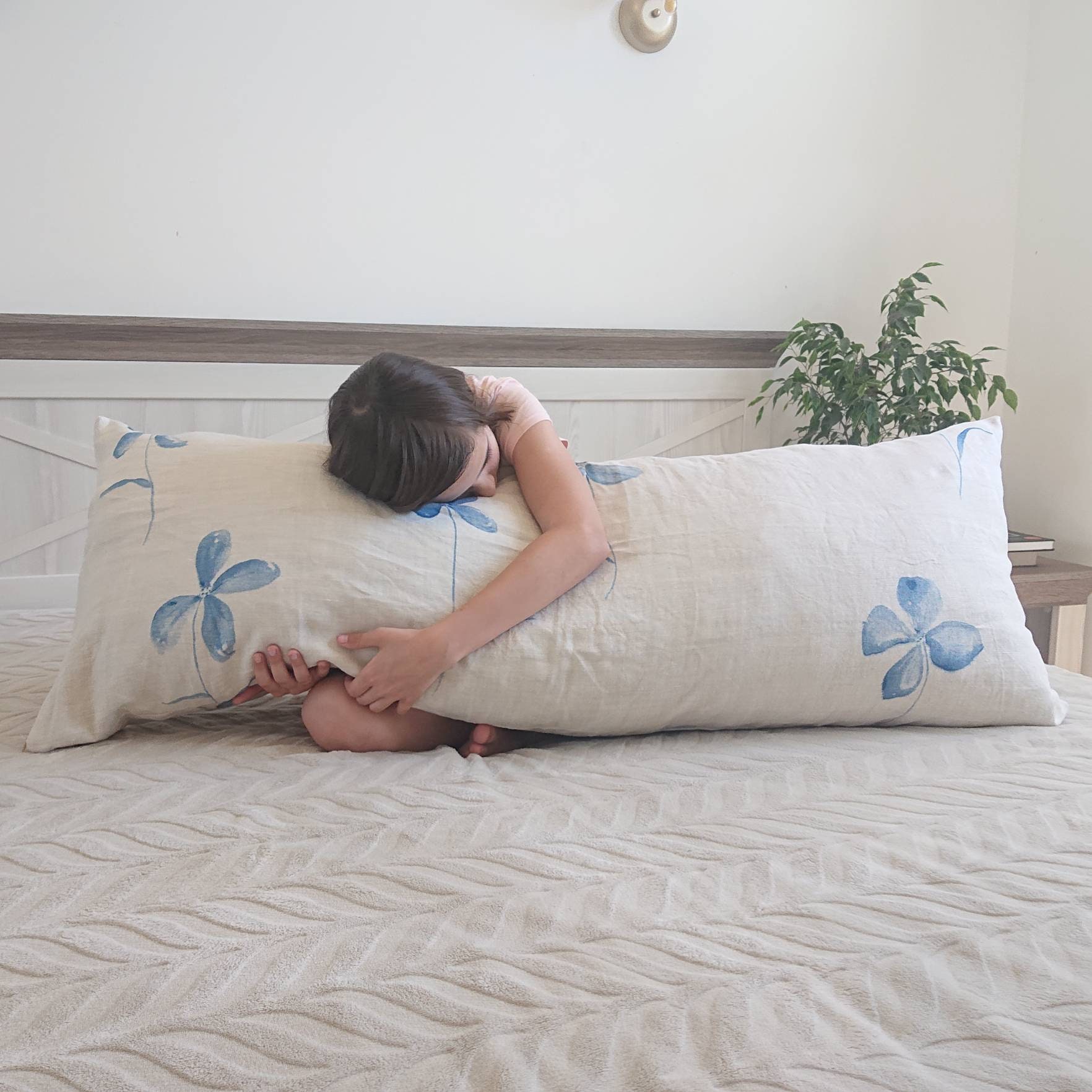 Linen body pillow cover Custom body pillow cover Etsy