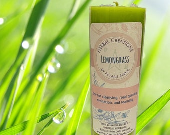 Lemongrass Pillar Candle