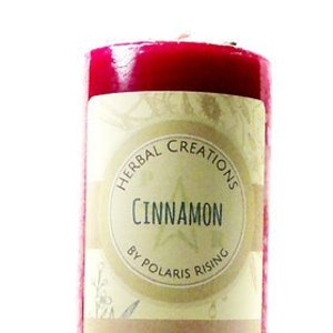 Cinnamon Pillar Candle image 2