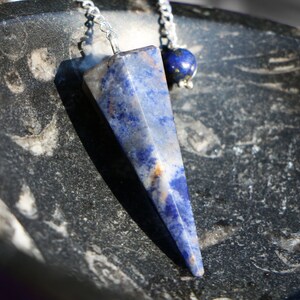 6-Sided Crystal Pendulums Sodalite