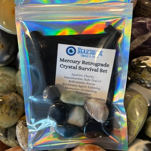 Mercury Retrograde Crystal Survival Set
