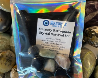 Mercury Retrograde Crystal Survival Set