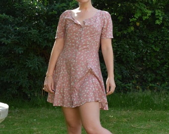 dusty rose maxi dress uk