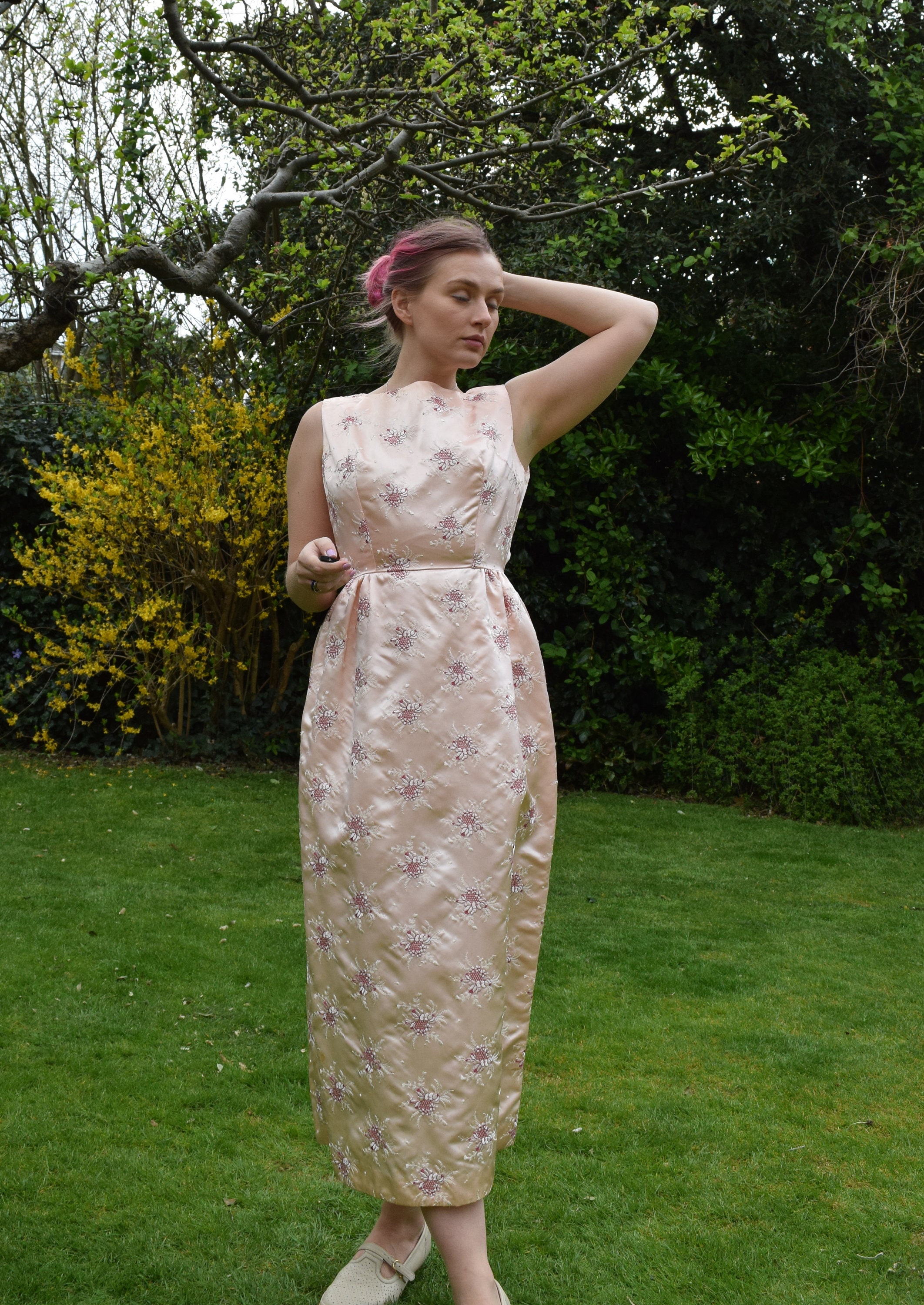 Valletta Long Dress - vintage rose Mサイズ Valleta Long dress/vintage rose-M