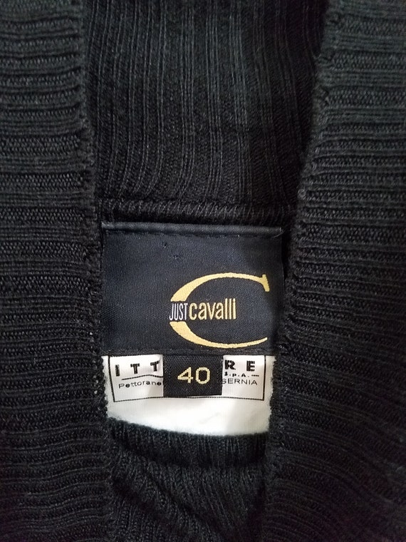 Vintage Roberto Cavalli Silk Sleeve Polo. Size Sm… - image 8