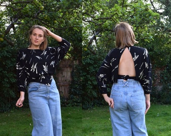 Katherine Hamnett 100% Silk Shirt. Size S. Navy Blue Unisex - Etsy