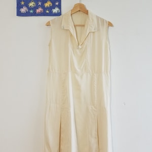 Antique 1920s Silk Tennis Dress. Knee Length, Small, Pleated. Flapper ...