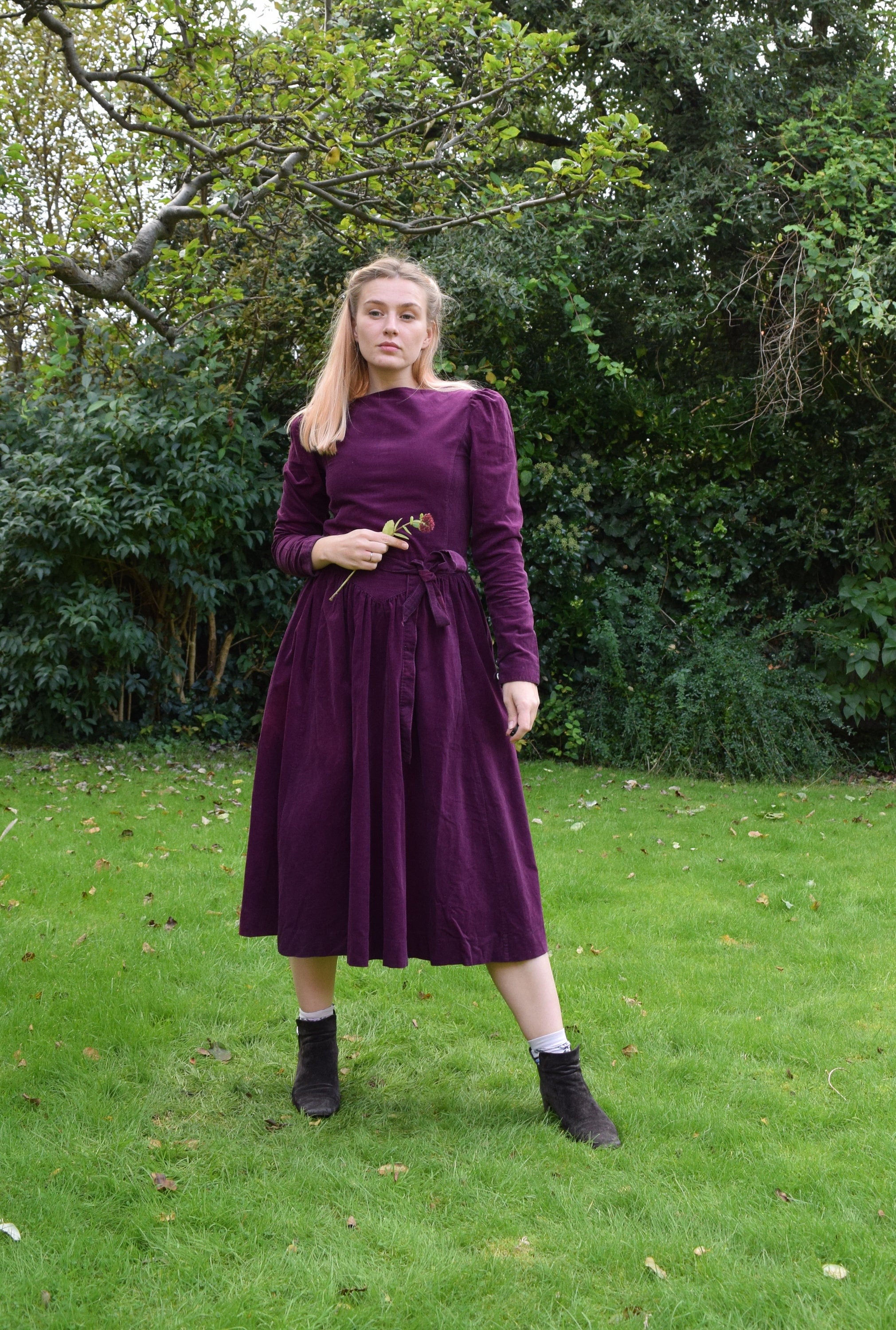 Laura ashley corduroy dress sale
