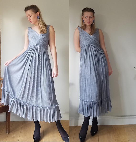 Pleated jersey dress hotsell