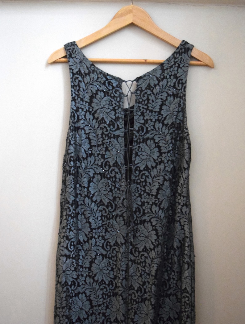 Phase Eight X Patsy Seddon Maxi Dress. UK Size 14. Grey Lace - Etsy