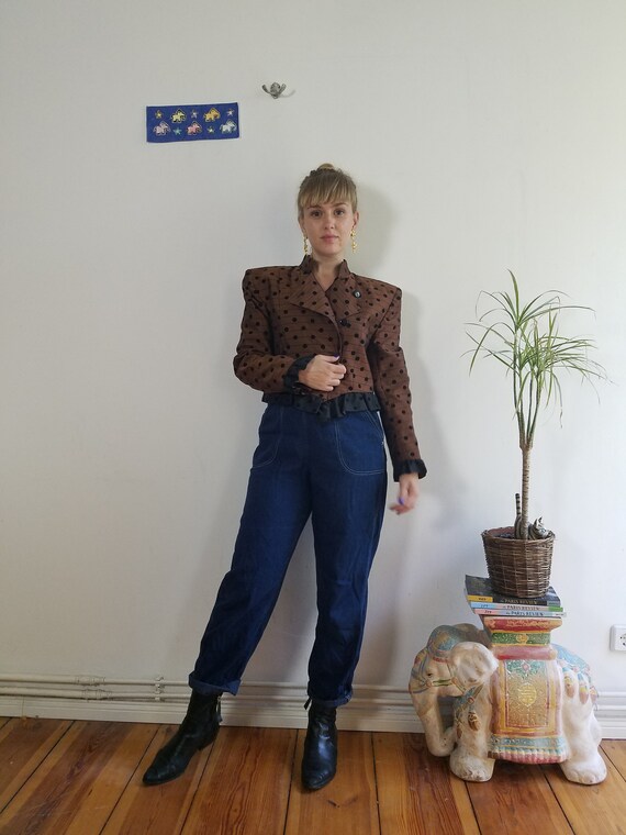 Veste Vintage Guy Laroche Années 80 – Taille 38 – Rose – Laine – Très Bon état