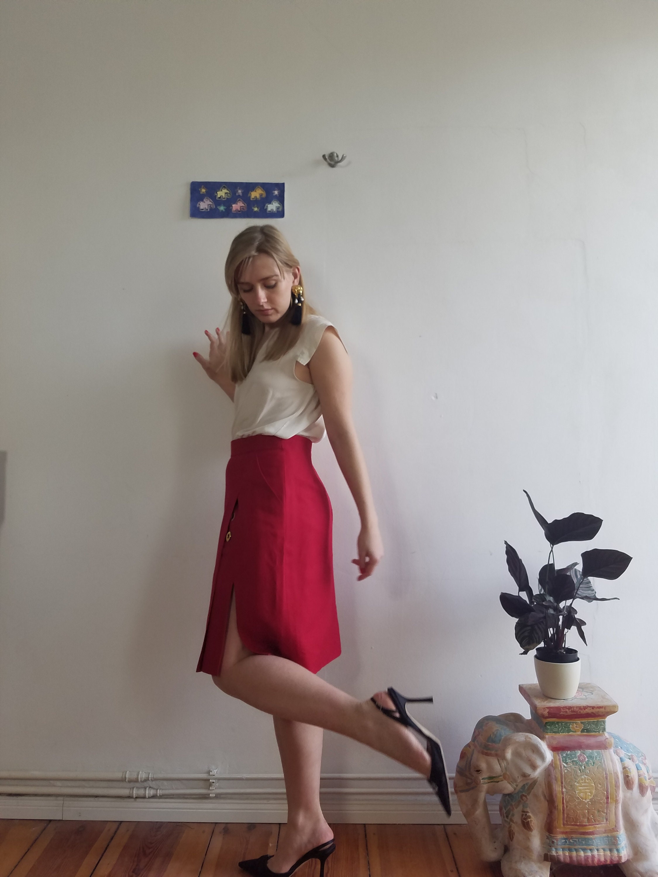 【SHALOM】NO.1 SKIRT IZOD Knit Waist Scooter Uniform School Skirt/Scort Girls 16