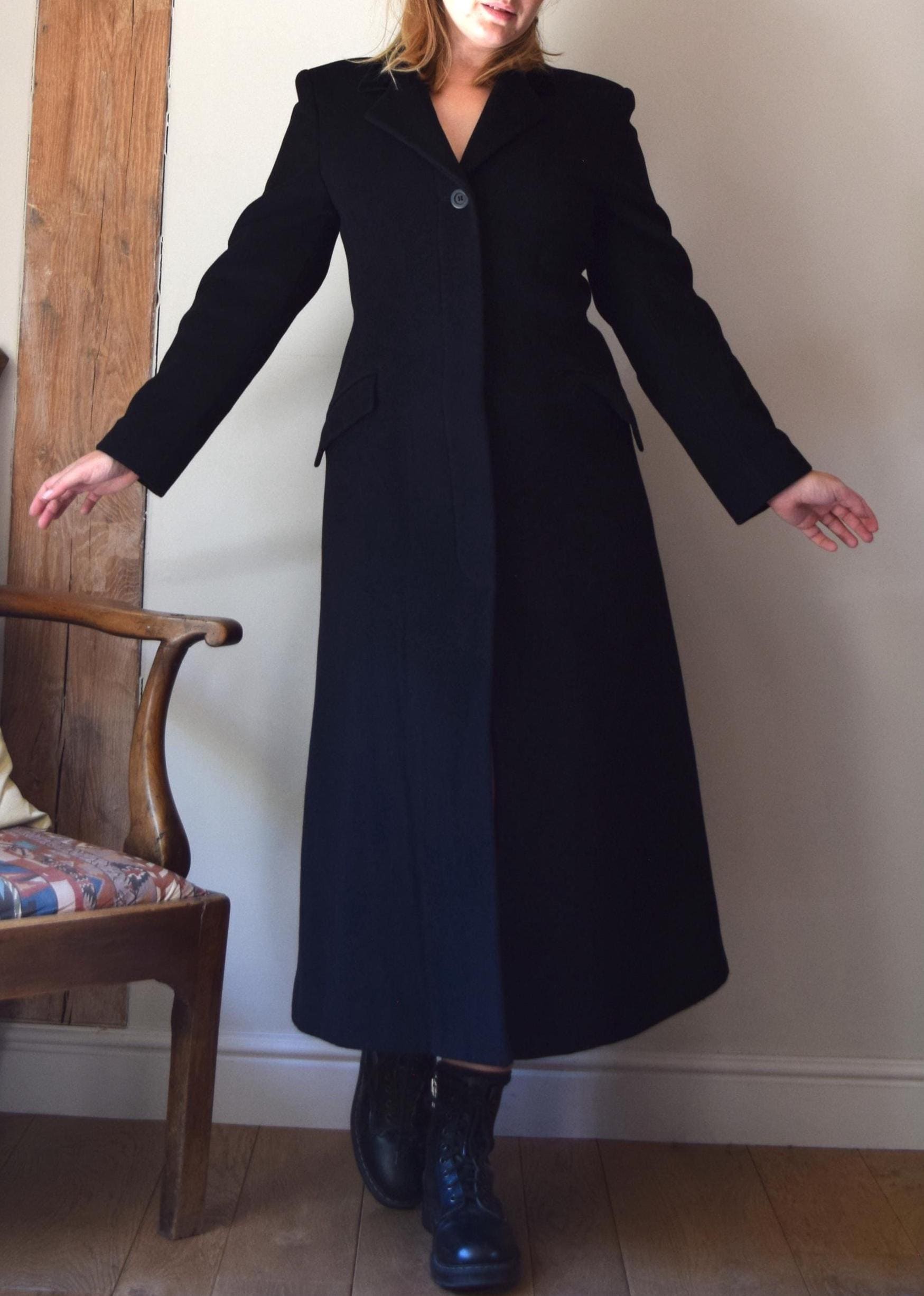 ⑥ LAURA ASHLEY レッド ダブルブレストコート サイズ10 Vintage Laura Ashley Winter Coat - Etsy