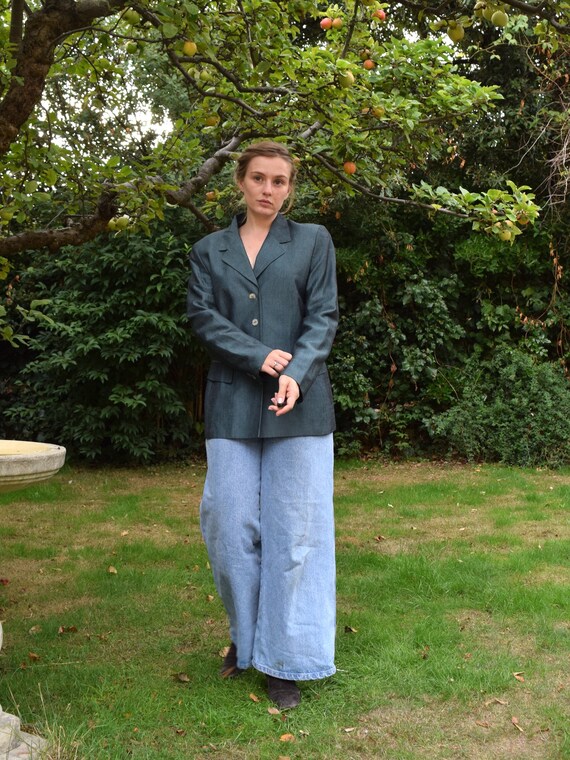 Laura ashley hotsell linen jacket