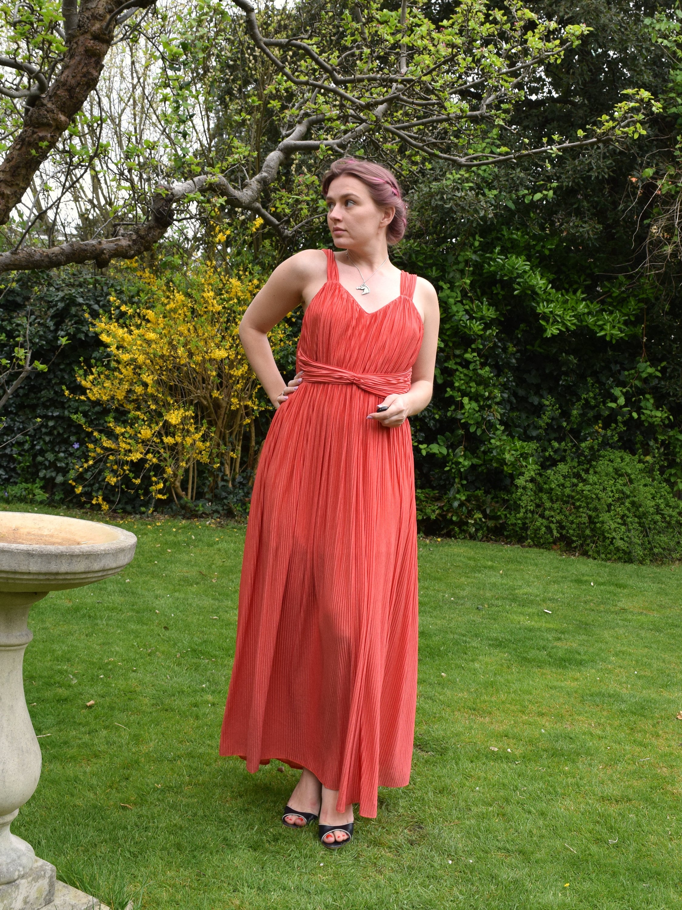 Grecian Pleats Dress - Etsy Canada