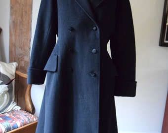 Buy 80s Laura Ashley Cashmere Mix Riding Coat. UK 10. Double Breasted Velvet Collar Midi Online in India Etsy