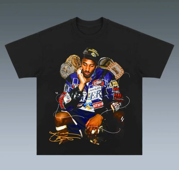 Kobe Bryant Championship Rings T Shirt Big Graphic New Black Unisex Adult Etsy UK
