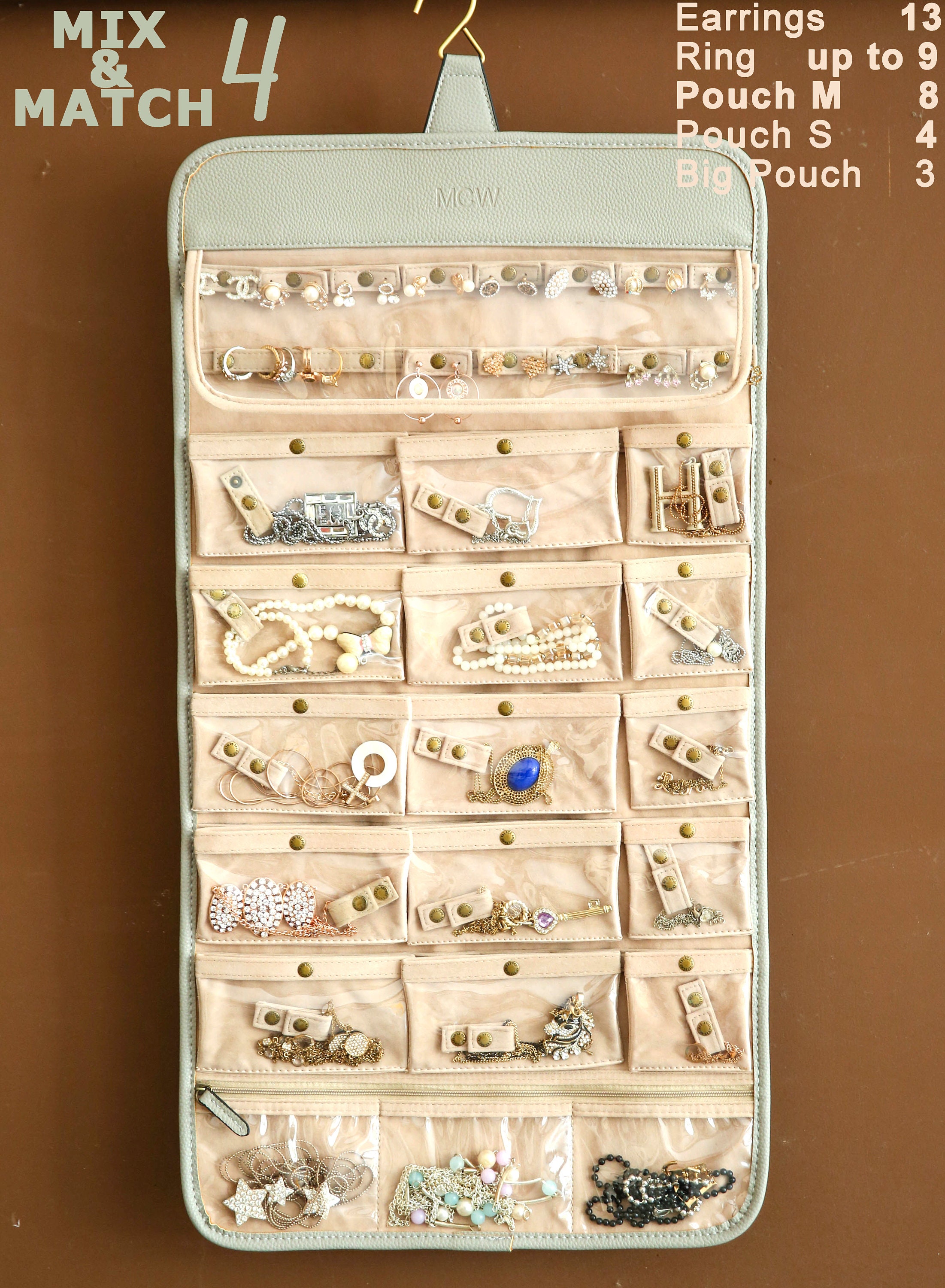 3x Schmuck Tablett Ring Ohrring Halskette Aufbewahrungsbox Stapelbar Halter 