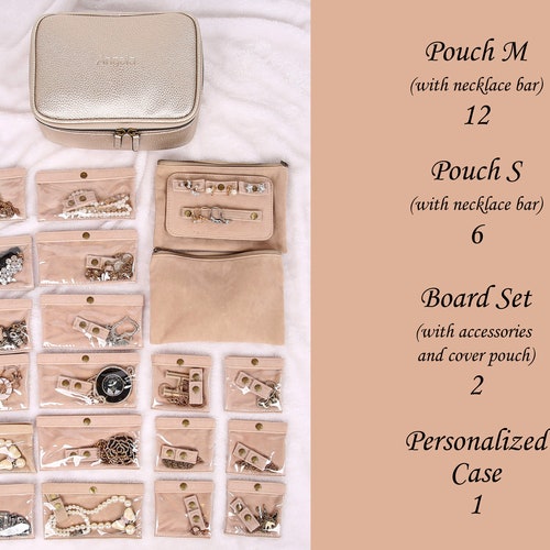 Jewelry Organizer Set 18m12s2board Pouch Necklace Bar - Etsy