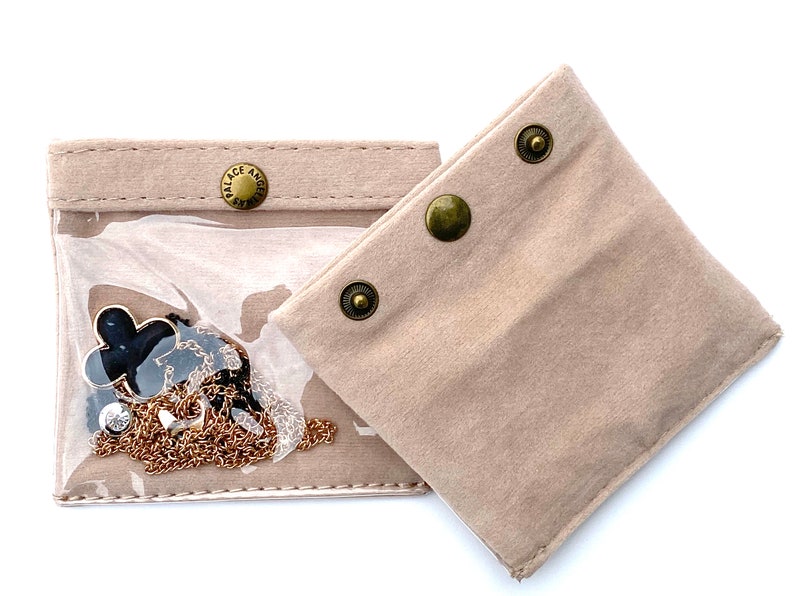 Small Size Jewelry Pouches & Bar 6 PCS Set Snap With Necklace Etsy