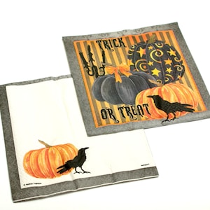 2 Servietten Servietten 33x33cm | Servietten Papier | Gewebe-Serviette | Decoupage Servietten | Servietten für Serviettentechnik | Gruselige Halloween-Dekorationen #020