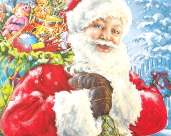 Caspari Caroling Pets Papierservietten – 20 Stück, Dreilagig, Mit Tiermotiven, In Deutschland Gedruckt