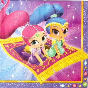 Decoupage servetten 2 stuks 33x33cm, 2-laags papier servet, Tissue servet, Decoupage, Winter servetten, Shimmer & Shine thema servetten F03