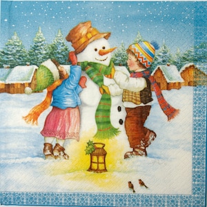 2 Decoupage Napkins | Christmas Decorations | Christmas Paper Napkins | Napkin for Decoupage | Tissue Napkins | Paper Serviette #97