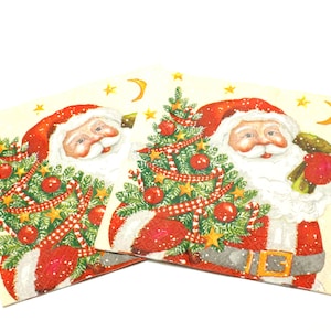 2 Decoupage Napkins | Christmas Decorations | Christmas Paper Napkins | Napkin for Decoupage | Tissue Napkins | Paper Serviette  #063