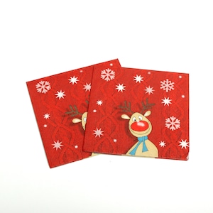 2 Decoupage Napkins | Christmas Decorations | Christmas Paper Napkins | Napkin for Decoupage | Tissue Napkins | Paper Serviette  #078