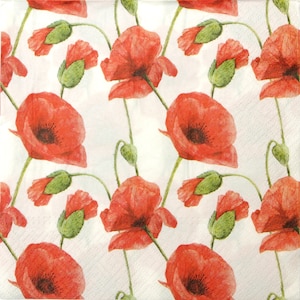 2 Decoupage napkins flowers | Paper Napkins | Tissue Napkins | Lunch Servietten | Napkins for Decoupage | Flowers Napkins | Vintage Napkins