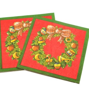 2 Decoupage Napkins | Christmas Decorations | Christmas Paper Napkins | Napkin for Decoupage | Tissue Napkins | Paper Serviette  #071
