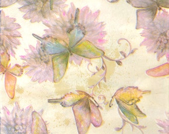 2 Decoupage Napkins Butterfly | Paper Napkin | Tissue Napkin | Paper Serviette | Napkins for Decoupage | Vintage napkins | Decou Paper #m022