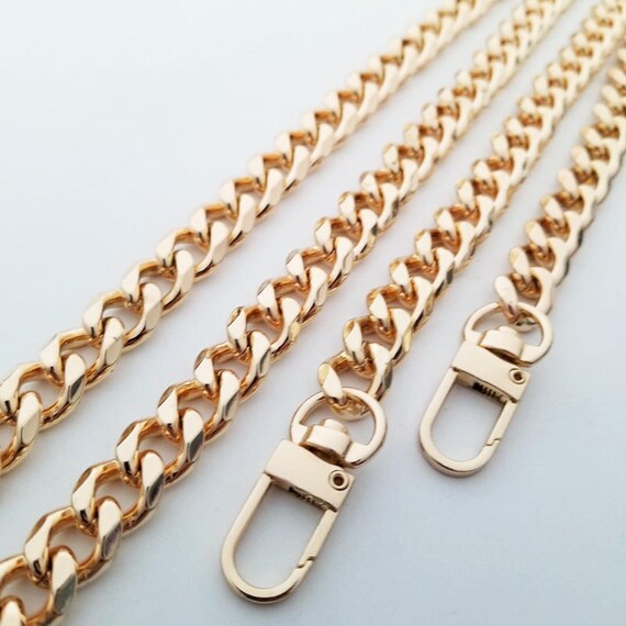 gold chain bag strap