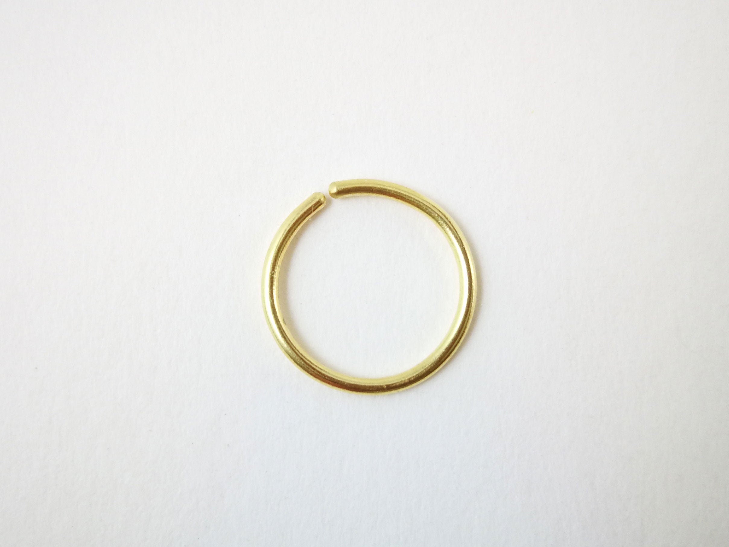 Solid 18ct Gold Conch Hoop Gold Conch Piercing 18k Gold Etsy UK