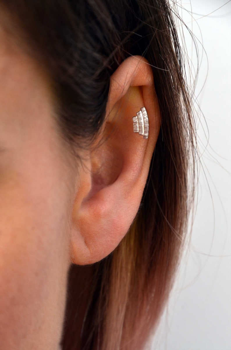auricle Helix piercing minimalist snug viking jewellery conch earring cartilage piercing helix stud cool piercing