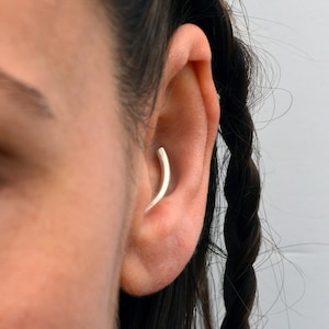 Conch Jewelry Silver Conch Piercing Minimalist Conch Earring Silver Conch Jewellery Men Conch Stud Women