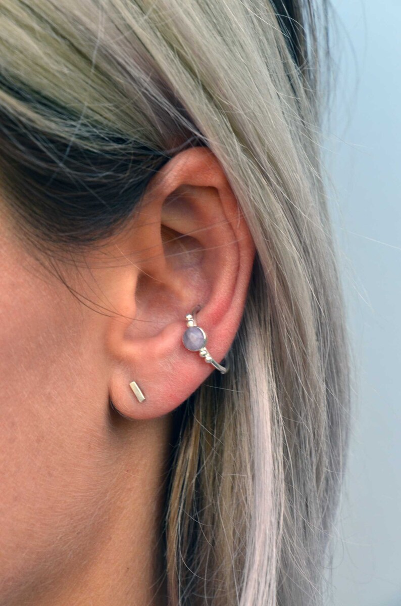 Sterling silver conch earring conch piercing conch ring Etsy