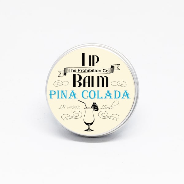 Pina Colada Lip Balm, Lip Repair by The Prohibition Co.