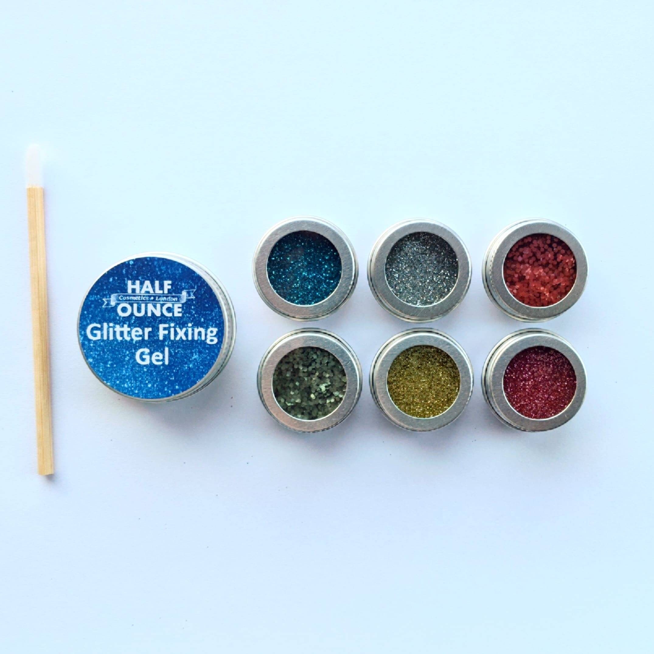 Biodegradable Cosmetic Body Glitter Kit. 6 Colours With Fixing Etsy