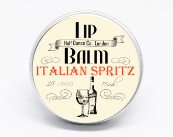 Aperol Spritz Lip Balm, Cocktail inspirierte Lippenreparatur. Muttertagsgeschenk!