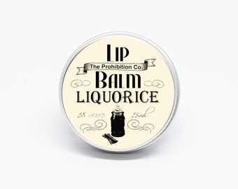 Liquorice Lip Balm, Retro Sweets Inspired Lip Repair by Half Ounce Cosmetics