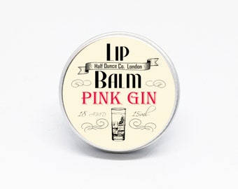 Pink Gin Lip Balm, Lip Repair by Half Ounce Cosmetics