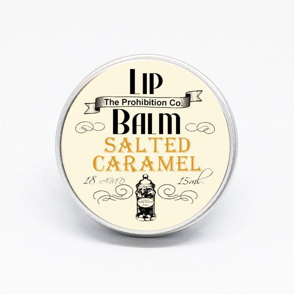 Salted Caramel Lip Balm, Lip Repair by Half Ounce Cosmetics