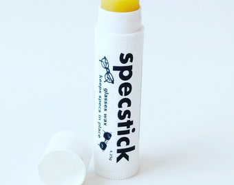 Specstick, Gripping Glasses Wax to keep your specs on your face. Great for Sports, Nerds and Geeks
